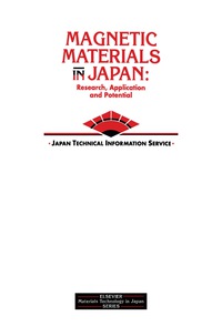 magnetic materials in japan 1st edition author 1856170772, 1483293998, 9781856170772, 9781483293998