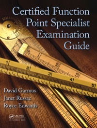 certified function point specialist examination guide 1st edition david garmus, janet russac, royce edwards