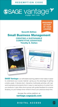 sage vantage small business management creating a sustainable competitive advantage 7th edition timothy s.