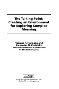 the talking point creating an environment for exploring complex meaning 1st edition thomas r. flanagan,