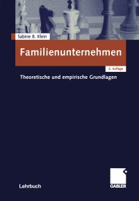 familienunternehmen 2nd edition sabine klein 3409217037, 3663100464, 9783409217033, 9783663100461