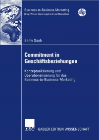 commitment in gesch ftsbeziehungen 1st edition samy saab 3835008137, 3835096222, 9783835008137, 9783835096226