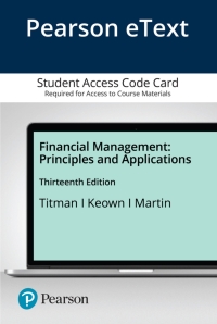financial management 13th edition sheridan titman, arthur j. keown, john d. martin 0136846831, 9780136846833