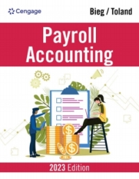 cnowv2 for bieg/tolands payroll accounting 2023 instant access 33rd edition bernard j. bieg, judith a.