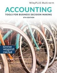 accounting tools for business decision making wileyplus multi term 8th edition paul d. kimmel, jerry j.