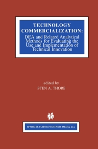 technology commercialization 1st edition sten a. o. thore 1402070179, 1461510015, 9781402070174,