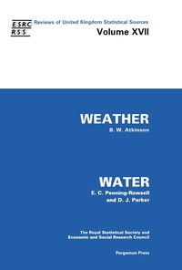 weather and water 1st edition b.w. atkinson, e.c. penning rowsell, davina parker 0080318444, 1483286339,