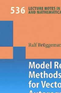 model reduction methods for vector autoregressive processes 1st edition ralf br?ggemann 3540206434,