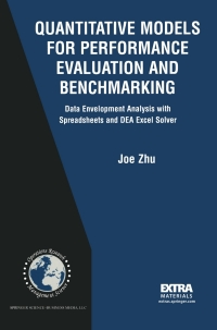 quantitative models for performance evaluation and benchmarking 1st edition joe zhu 1402070829, 1475742460,