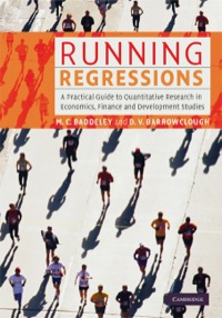 running regressions 1st edition michelle c. baddeley, diana v. barrowclough 0521842115, 1139861468,