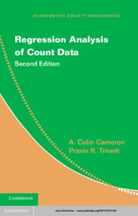 regression analysis of count data 2nd edition a. colin cameron, pravin k. trivedi 1107014166, 1107710847,