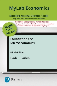 mylab economics with pearson print combo access code for foundations of microeconomics 9th edition robin