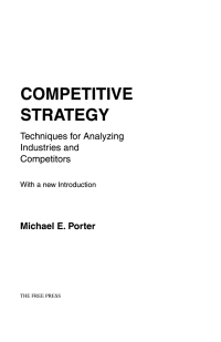 competitive strategy 1st edition michael e. porter 0684841487, 1416590358, 9780684841489, 9781416590354