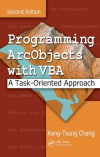 programming arcobjects with vba 2nd edition kang tsung chang 0849392837, 1420009184, 9780849392832,