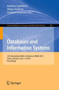 databases and information systems 1st edition author 3319975706, 3319975714, 9783319975702, 9783319975719