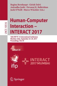 human computer interaction interact 2017 1st edition author 3319680587, 3319680595, 9783319680583,