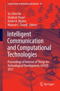intelligent communication and computational technologies 1st edition yu chen hu 981105522x, 9811055238,