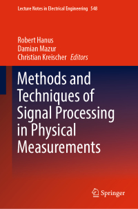 methods and techniques of signal processing in physical measurements 1st edition author 3030111865,