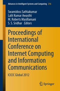 of international conference on internet computing and information communications 1st edition swamidoss