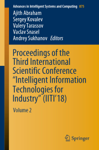 proceedings of the third international scientific conference intelligent information technologies for