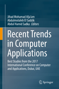 recent trends in computer applications 1st edition author 3319899139, 3319899147, 9783319899138, 9783319899145