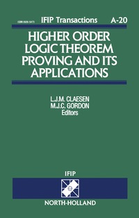 higher order logic theorem proving and its applications 1st edition author 0444898808, 148329840x,