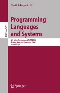 programming languages and systems 1st edition n. kobayashi 3540489371, 354048938x, 9783540489375,