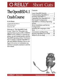 the openbsd 4 0 crash course 1st edition jem matzan 0596557418, 0596510152, 9780596557416, 9780596510152