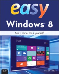 easy windows 8 1st edition mark edward soper 0789750139, 013311807x, 9780789750136, 9780133118070