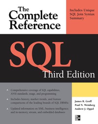 sql the  reference 3rd edition james r. groff, paul n. weinberg, andy oppel 0071592555, 0071592563,