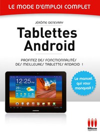 tablettes andro d le mode demploi complet 1st edition j?r?me genevray 2822400555, 2822409404, 9782822400558,
