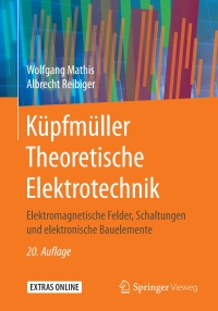k pfm ller theoretische elektrotechnik 20th edition wolfgang mathis, albrecht reibiger 3662548364,