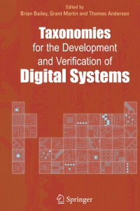 taxonomies for the development and verification of digital systems 1st edition brian bailey, ?grant martin,
