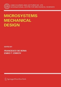 microsystems mechanical design 1st edition martin p. sandler, ronald b. workman, r. edward coleman