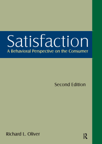 satisfaction a behavioral perspective on the consumer 2nd edition richard l. oliver 0765617706, 1317460219,