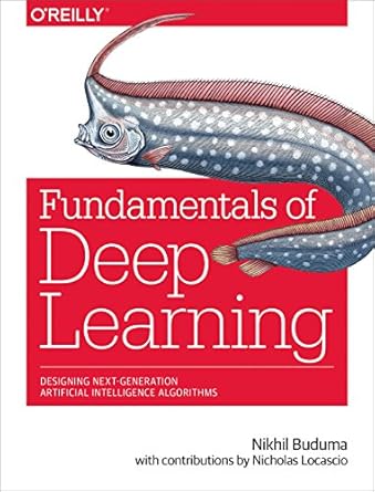 fundamentals of deep learning designing next generation machine intelligence algorithms 1st edition nikhil
