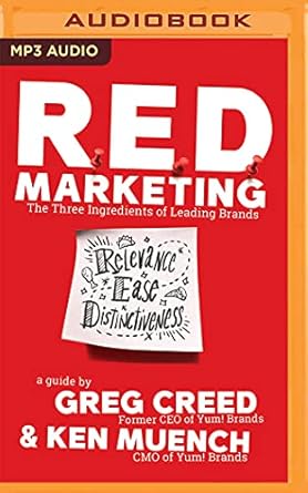 r e d marketing the three ingredients of leading brands unabridged edition greg creed ,ken muench 1713598205,