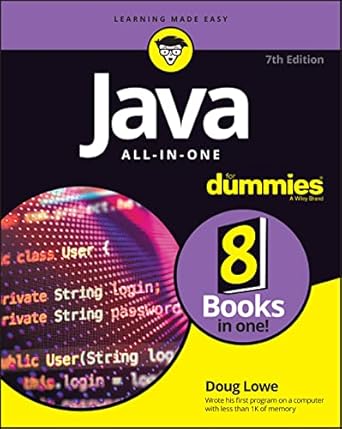 java all in one for dummies 7th edition doug lowe 1119986648, 978-1119986645