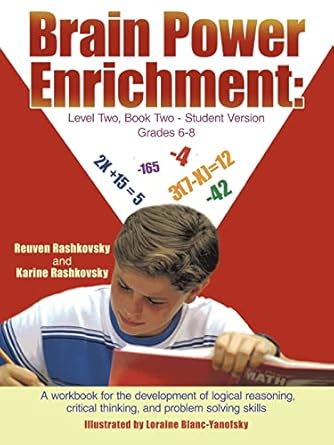 brain power enrichment level two book two student version grades 6 8 a workbook for the development of