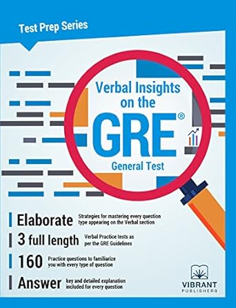verbal insights on the gre general test 3rd edition vibrant publishers 1946383368, 978-1946383365