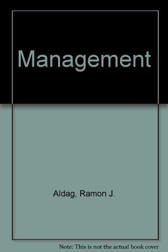 management revised edition aldag, ramon j. 0538077026, 9780538077026