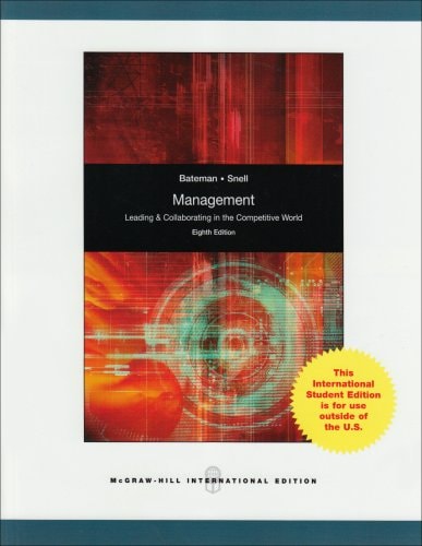 management 8th revised edition bateman, thomas s. 0071287604, 9780071287609