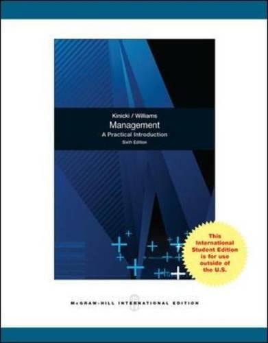 management international student edition angelo kinicki 0071315292, 9780071315296