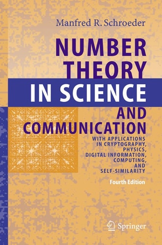 number theory in science and communication with applications in cryptography physics digital information