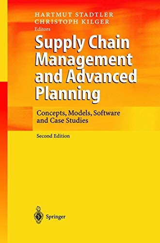 supply chain management and advanced planning concepts models software and case studies 2nd edition hartmut