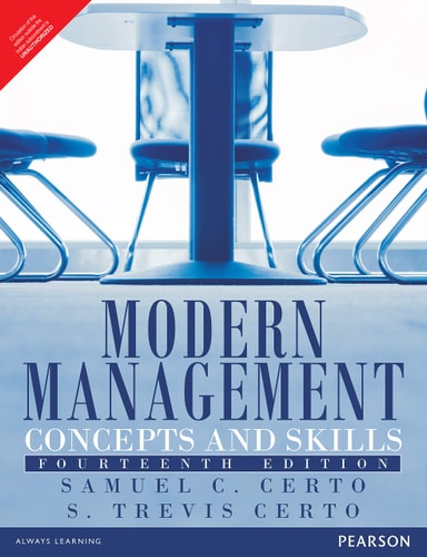 modern management concepts and skills 14th edition samuel c. certo and s. trevis certo 9332565023,