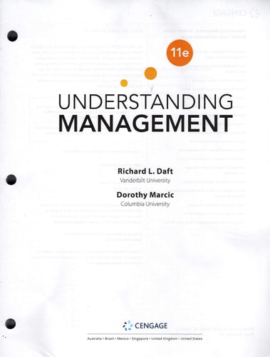 understanding management text  richard l. daft, dorothy marcic 1337917001, 9781337917001