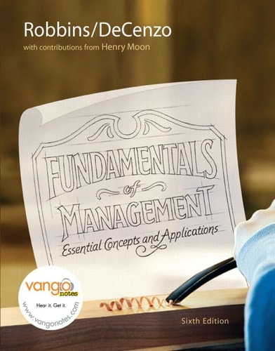 fundamentals of management essential concepts and applications 6th edition stephen p. robbins, david a.