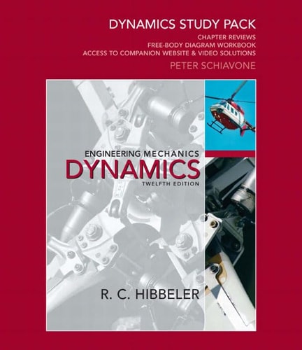 dynamics study pack for engineering mechanics 12th edition hibbeler, russell c. 0136091954, 9780136091950