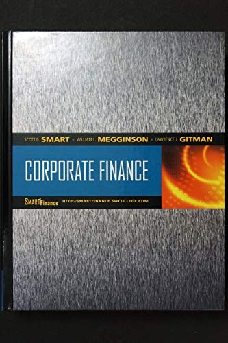 corporate finance linking theory to what companies do 4th edition graham, john, smart, scott b. 111153408x,